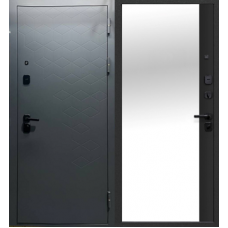 Дверь входная Ferroni 9 СМ КОНЦЕПТ Сатин графит - Сатин графит с зеркалом Дверь входная Ferroni 9 СМ КОНЦЕПТ Сатин графит - Сатин графит с зеркалом